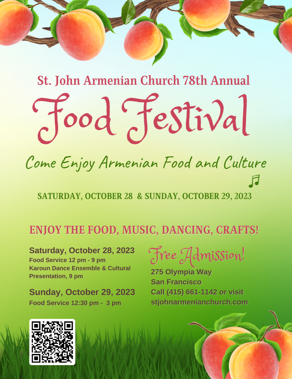 Annual Food Festival! St. John Armenian Apostolic Church